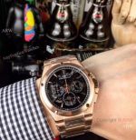 Replica IWC Ingenieur Chronograph Rose Gold Men Watches 42mm